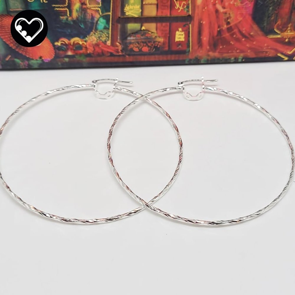 Hoop torza earrings